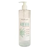Reines natürliches Aloe Vera Gel - 500 ml - Sofort einziehend und angenehm nicht fettende Textur -...