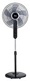 Midea FS40-15FR Standventilator Leise mit Fernbedienung, 3 Geschwindigkeitsstufen,LED Anzeige, 7,5H...
