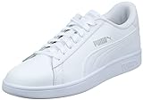 PUMA Unisex Smash v2 L Sneaker, White White, 43 EU