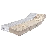 RAVENSBERGER Latexmatratze Komfort-Natura - Härtegrad H2, mittel, RG 75-100 x 200 cm, Höhe 18 cm -...
