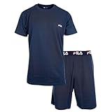 Fila Herren Pyjama FI/1/PY/FPS1194 Pyjamaset, XL