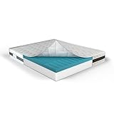 MUUN - Matratze Doppelbett 180x200 cm, Höhe 30 cm, aus Memory Foam, Hypoallergen, Isoliert die...
