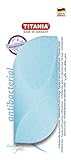 TITANIA Bimsschwamm, Handlich Geformt, Antibakteriell, auf Skinkarte, blau, 1er Pack (1 x 21 g)