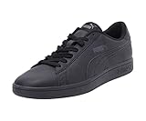 PUMA Unisex Puma Smash v2 L Low-Top, Puma Black-Puma Black, 42.5 EU