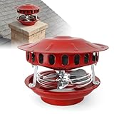 CISSIYOG Rauchabzug Ventilator 100W, Kamin Ventilator mit 7 Fächerblätter für...