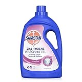 Sagrotan 2in1 Hygiene Waschmittel Sensitiv – Waschmittel für hygienisch saubere und frische...