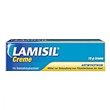 Lamisil Creme, 1% Terbinafinhydrochlorid, effektive Hilfe bei Fußpilz zwischen den Zehen, 15 g