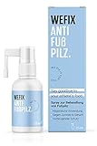 WeFix® Anti Fußpilz Spray 25ml | STOPPT Juckreiz & Geruch | Fußpilz Behandlung Schnell intensiv |...