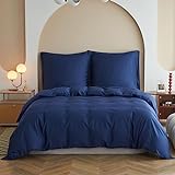 Simple&Opulence Bambus Bettbezug Set, Seidiger und weicher Bettbezug Kühle Bettwäsche Perfekt für...