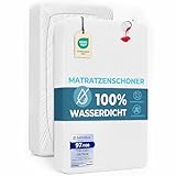 Dreamzie Matratzenschoner 90 x 200 Wasserdicht Oeko-TEX - Atmungsaktive Anti-Allergie und Anti...