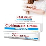Antimykotische Creme 30 g, antimykotische Hautcreme zur Linderung von Juckreiz im Leistenbereich,...