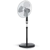 Brandson - Standventilator 40cm - Preisträger 2025 - Ventilator Standfuß höhenverstellbar - hoher...