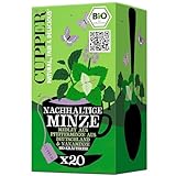 Cupper Bio-Kräutertee Nachhaltige Minze, Ohne Süßholz, 20 ungebleichte Teebeutel,...
