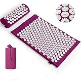 Acupressure Purple Akupressur Set Akupressurmatte, Akupunkturpunkt Massagekissen, Linderung von...