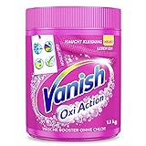 Vanish Oxi Action Pulver Pink – Fleckentferner Pulver ohne Chlor – Entfernt Flecken, pflegt...