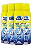 Scholl Fresh Step Schuhspray, 150 ml, geruchshemmendes Schuhspray, bis zu 24 Stunden Frische, 4...