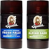 Dr. Squatch Men's Natural Deodorant - Aluminiumfreies Deodorant - Alpiner Salbei + Fresh Falls (78.4...