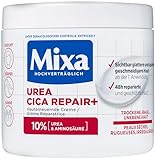 Mixa Urea hauterneuernde Creme mit Urea & Niacinamide, für trockene und raue und unebene Haut,...