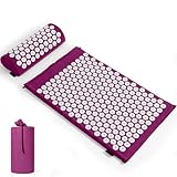 Akupressurmatte Akupressure Set Akupressurmatte mit Kissen Nagelmatte Blumenfeldmatte...